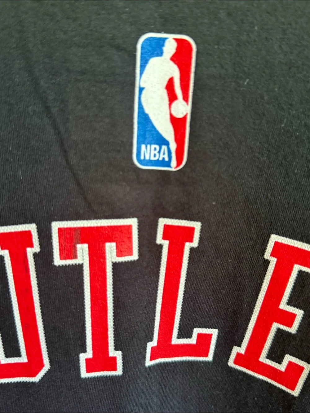 Men’s XL Black Adidas Chicago Bulls Jimmy Butler Sporty Gameday Athleisure Shirt